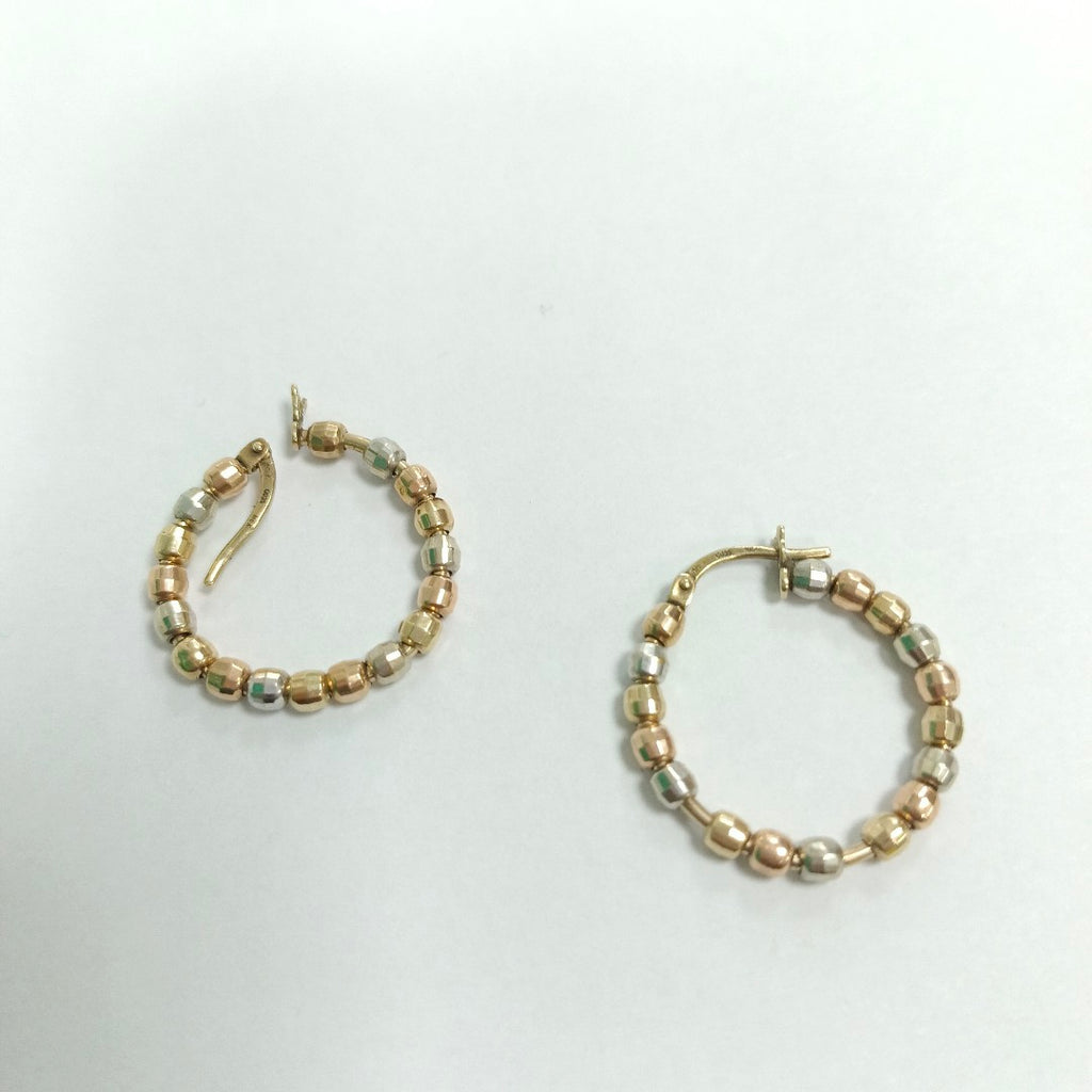 ARRACADAS PAR ORO 8 K 3,30 GRMS (SEMINUEVO)