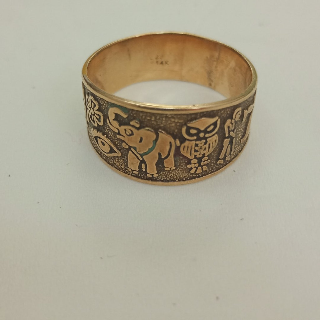 ARGOLLA DE LA SUERTE ORO 14 K 5,10 GRMS (SEMINUEVO)