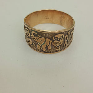 ARGOLLA DE LA SUERTE ORO 14 K 5,10 GRMS (SEMINUEVO)
