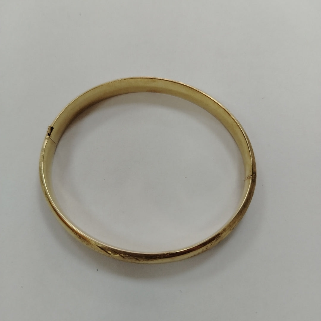 PULSERA RIGIDA ORO 14 K 10.7 GRMS (SEMINUEVO)