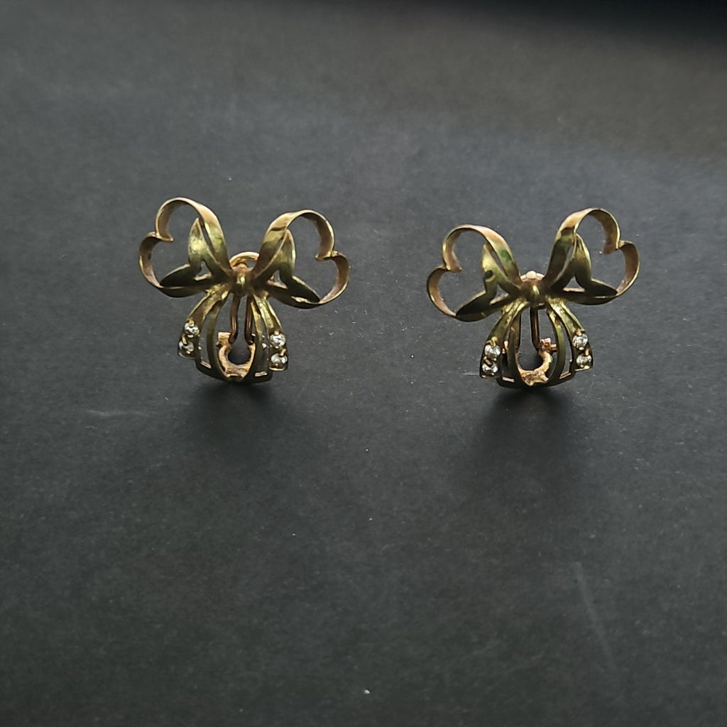 ARETES PAR ORO 10 K 4,10 GRMS (SEMINUEVO)