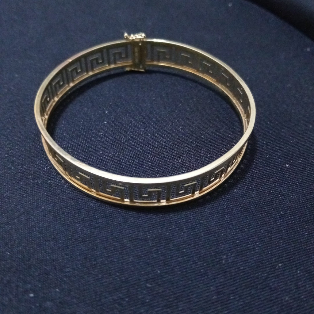 PULSERA RIGIDA ORO 10 K 8,20 GRMS (SEMINUEVO)