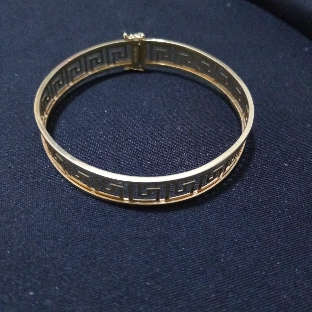 PULSERA RIGIDA ORO 10 K 8,20 GRMS (SEMINUEVO)