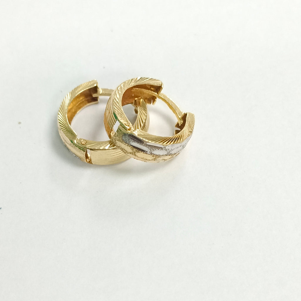 ARRACADAS PAR ORO 14 K 2 GRMS (SEMINUEVO)