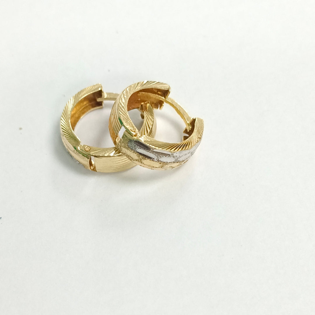 ARRACADAS PAR ORO 14 K 2 GRMS (SEMINUEVO)