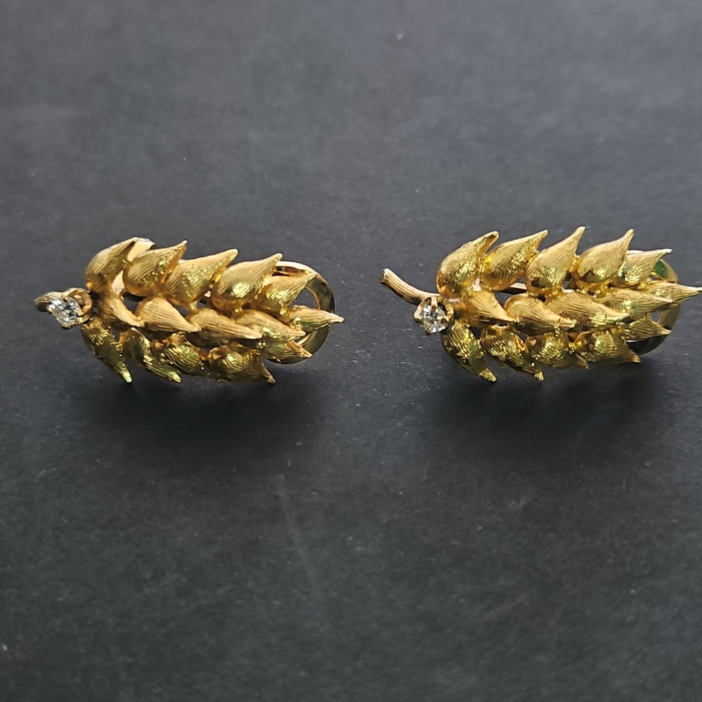 ARETES PAR ORO 18 K 11.1 GRMS (SEMINUEVO)