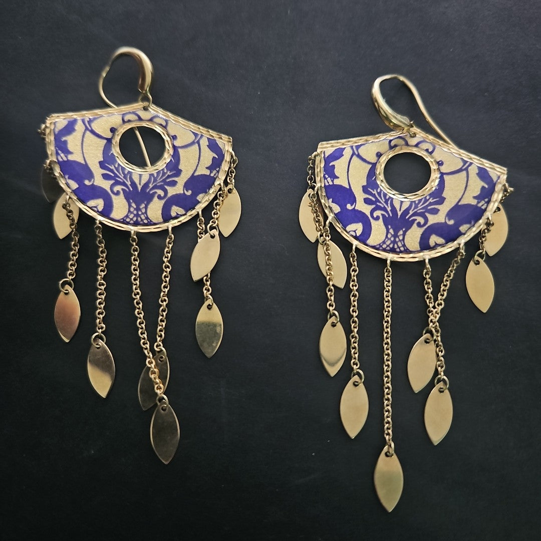 ARETES PAR ORO 14 K 12.7 GRMS (SEMINUEVO)