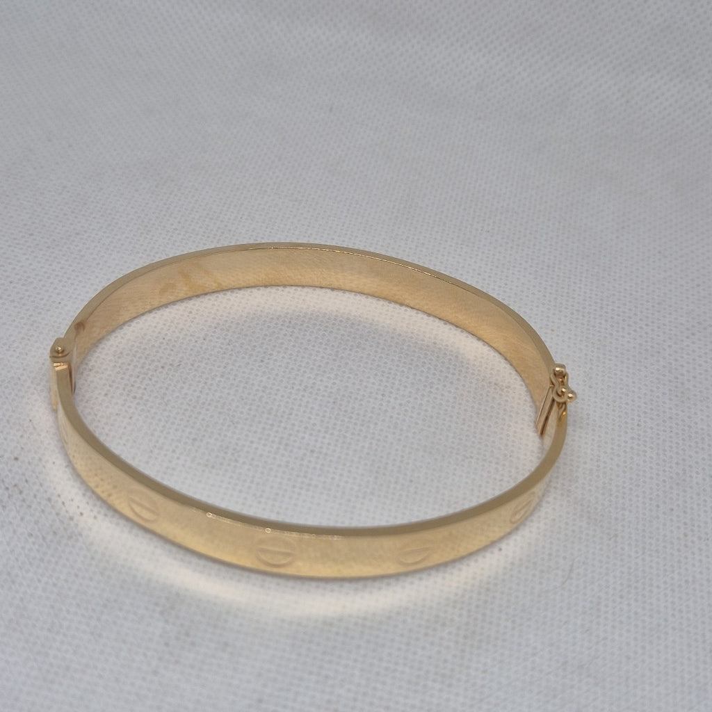 PULSERA RIGIDA ORO 14 K 11.8 GRMS (SEMINUEVO)
