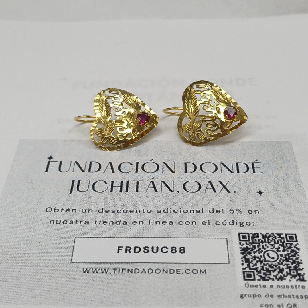 ARETES PAR ORO 10 K 2.5 GRMS (SEMINUEVO)