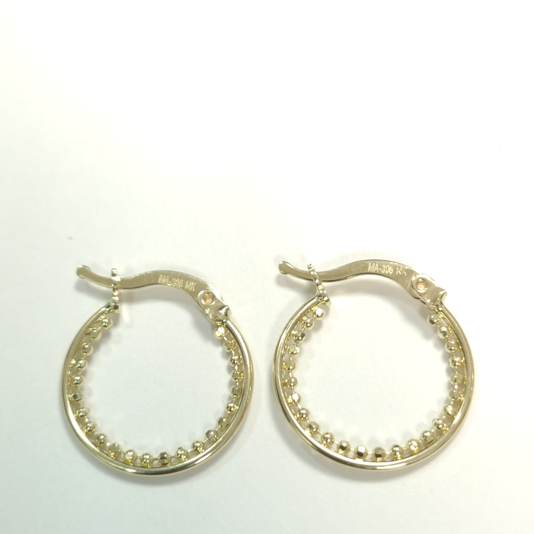 ARRACADAS ORO 14K 1.7 (NUEVO)