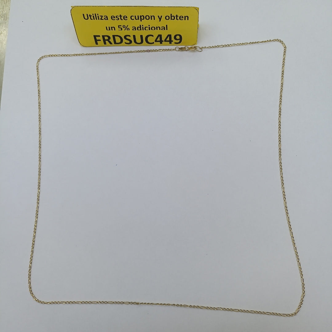 CADENA ORO 14 K 2,50 GRMS (SEMINUEVO)