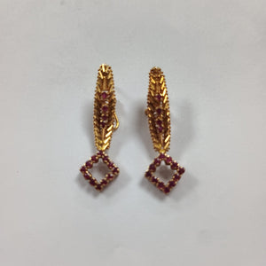 ARETES PAR ORO 14 K 12,00 GRMS (SEMINUEVO)