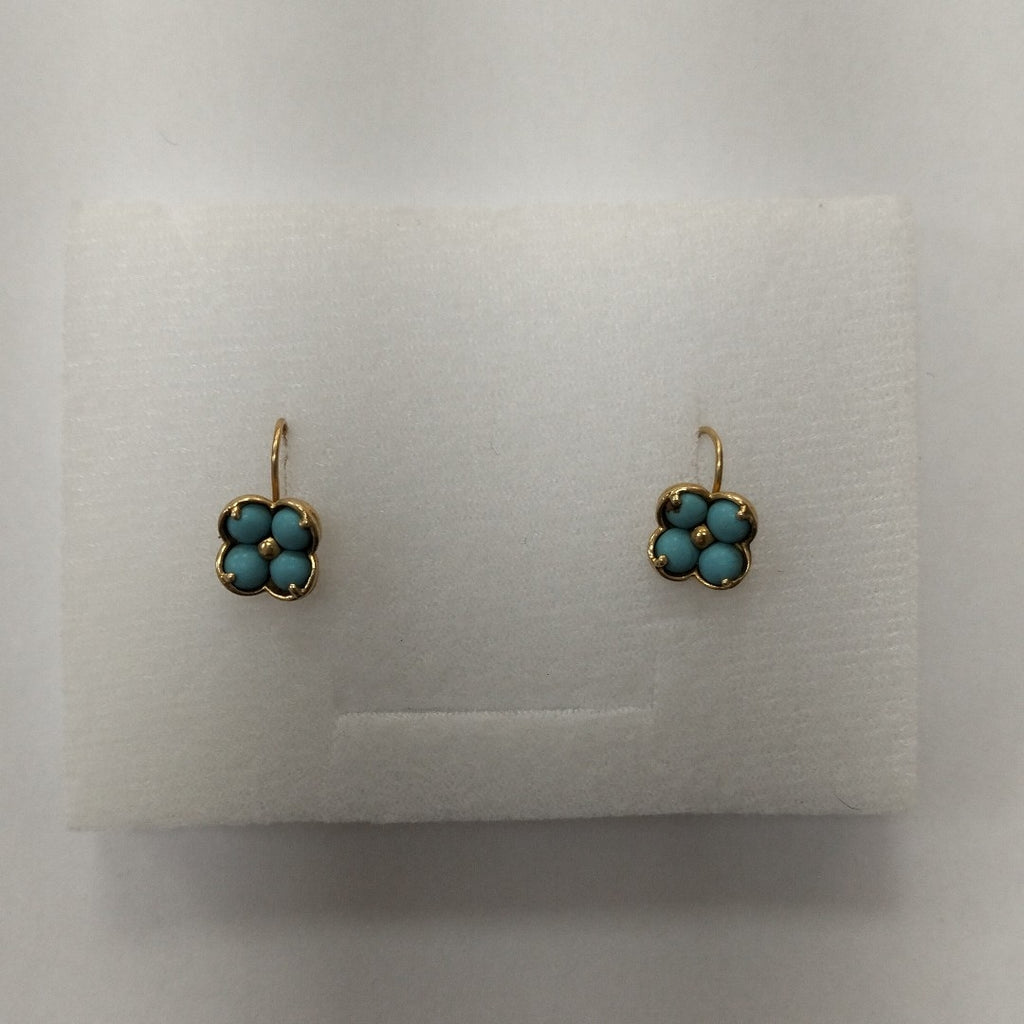 ARETES PAR ORO 14 K 1.9 GRMS (SEMINUEVO)