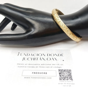 PULSERA RIGIDA ORO 14 K 8.9 GRMS (SEMINUEVO)