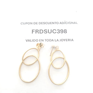 ARETES PAR ORO 14 K 2 GRMS (SEMINUEVO)