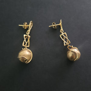 ARETES PAR ORO 14 K 6.8 GRMS (SEMINUEVO)