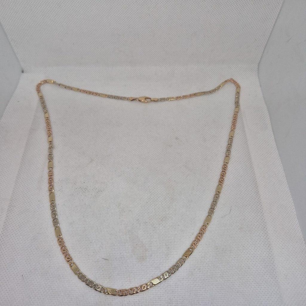 CADENA ORO COMBINADO 10 K 17.8 GRMS (SEMINUEVO)