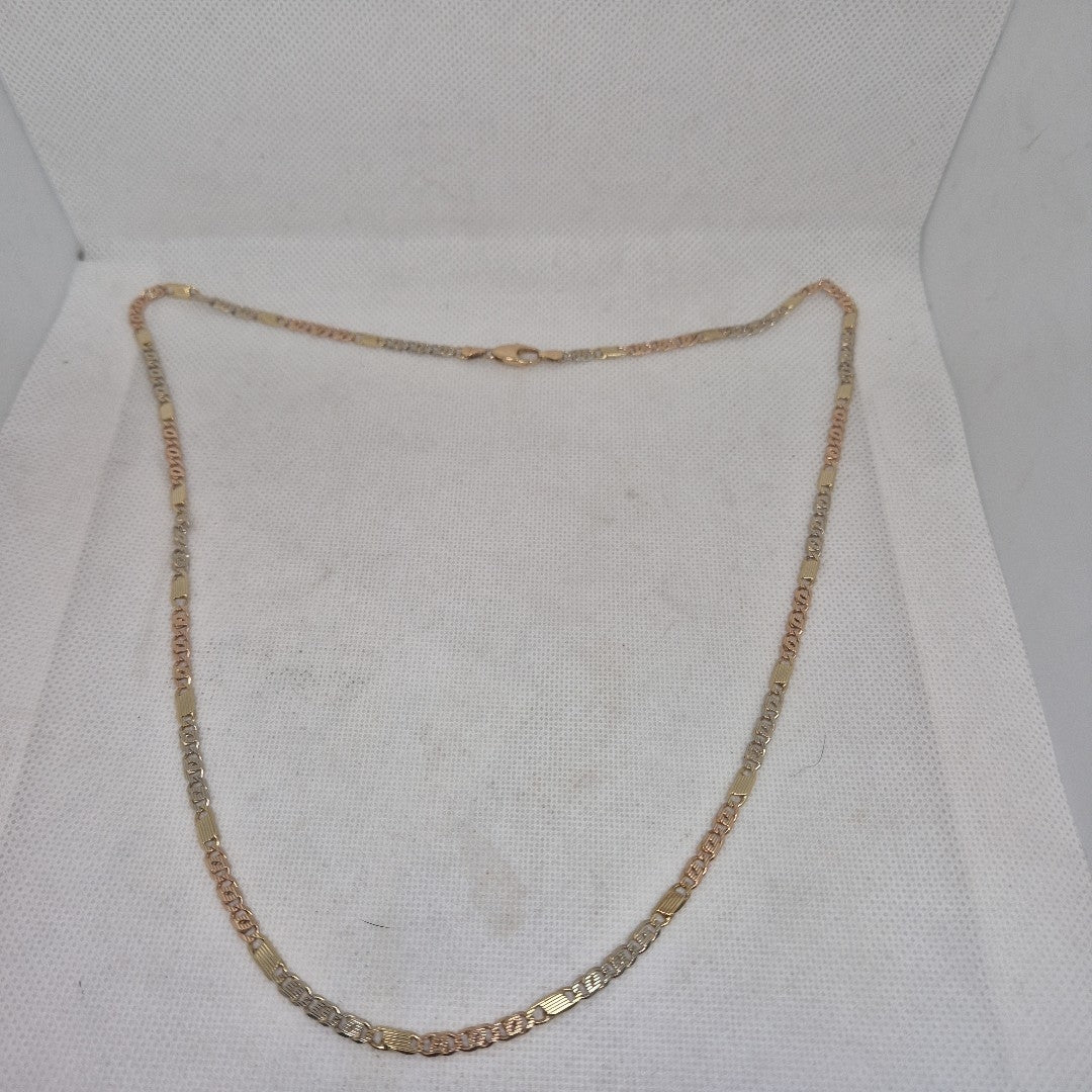 CADENA ORO COMBINADO 10 K 17.8 GRMS (SEMINUEVO)