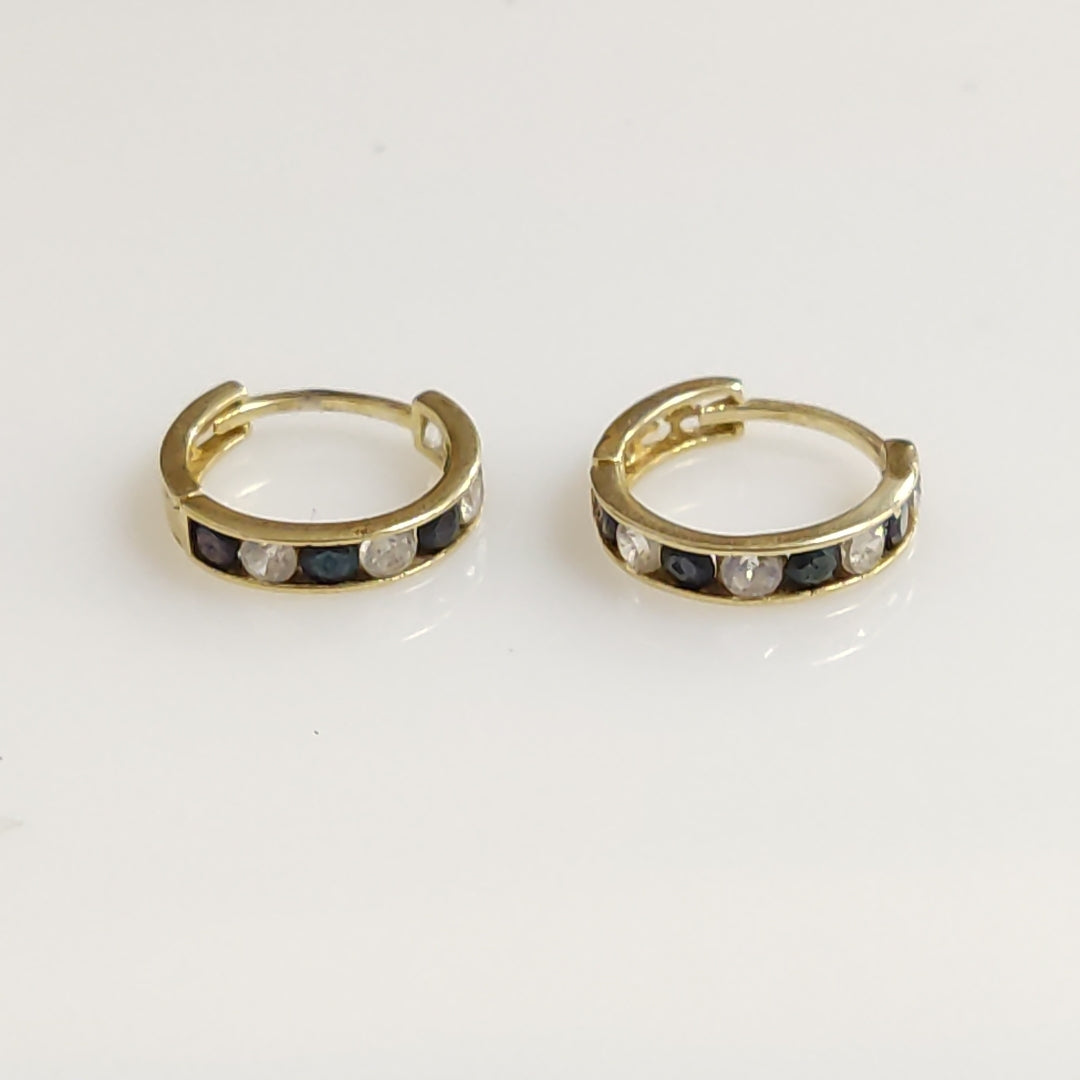 ARRACADAS PAR ORO 14 K 1.3 GRMS (SEMINUEVO)