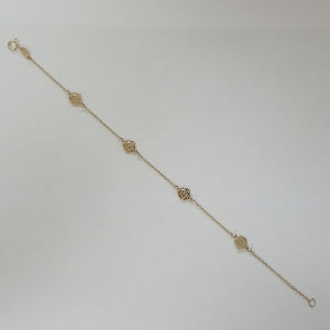 PULSERAS DAMA ORO 14K 1.2 (NUEVO)
