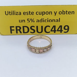 ANILLITO ORO, ORO COMBINADO 10 K 2.3 GRMS (SEMINUEVO)