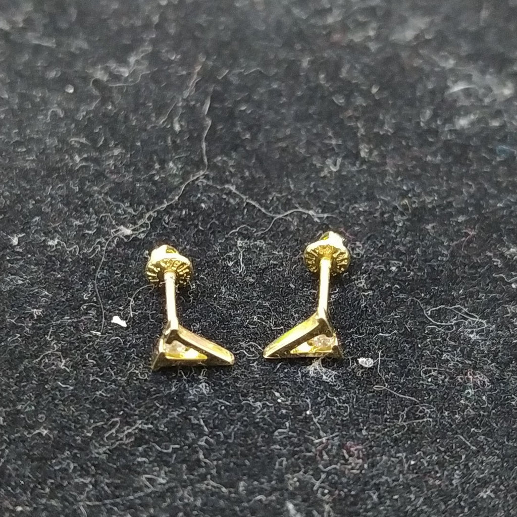 BROQUELES PAR ORO 14 K 0,40 GRMS (SEMINUEVO)