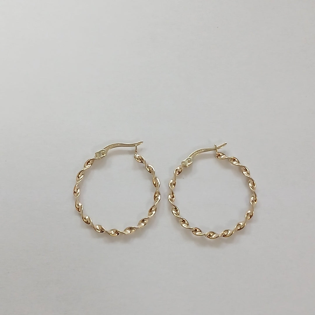 ARRACADAS ORO 14K 1.5 (NUEVO)