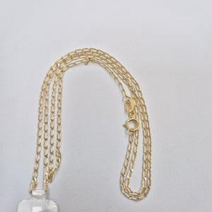 CADENAS TEJIDO ESLABONES ORO 10K 55 CM 1.9 GR (NUEVO)