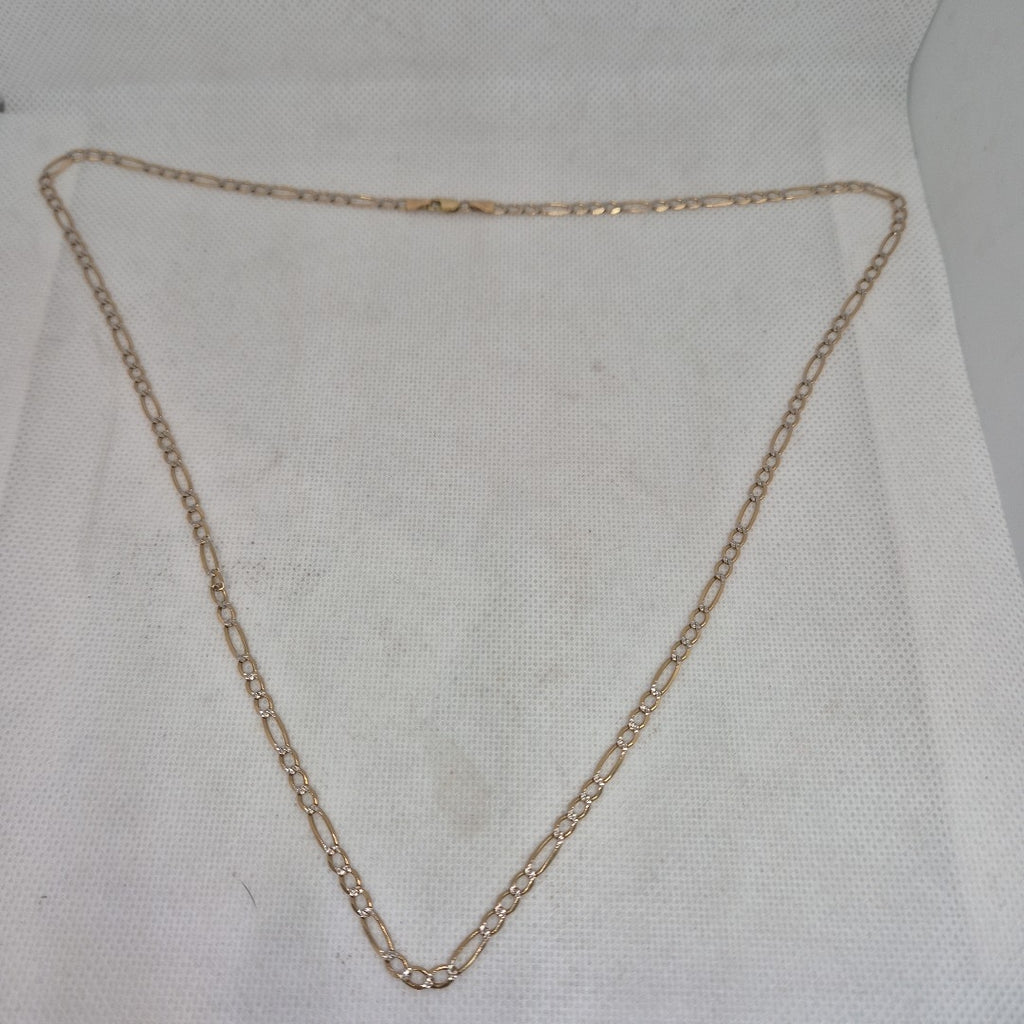 CADENA ORO COMBINADO 14 K 7.8 GRMS (SEMINUEVO)