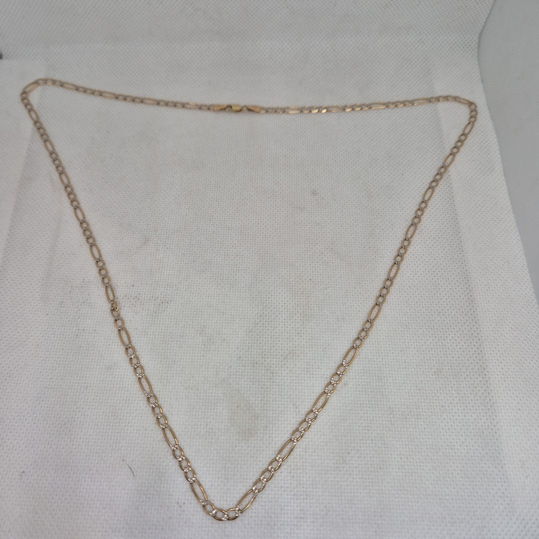 CADENA ORO COMBINADO 14 K 7.8 GRMS (SEMINUEVO)