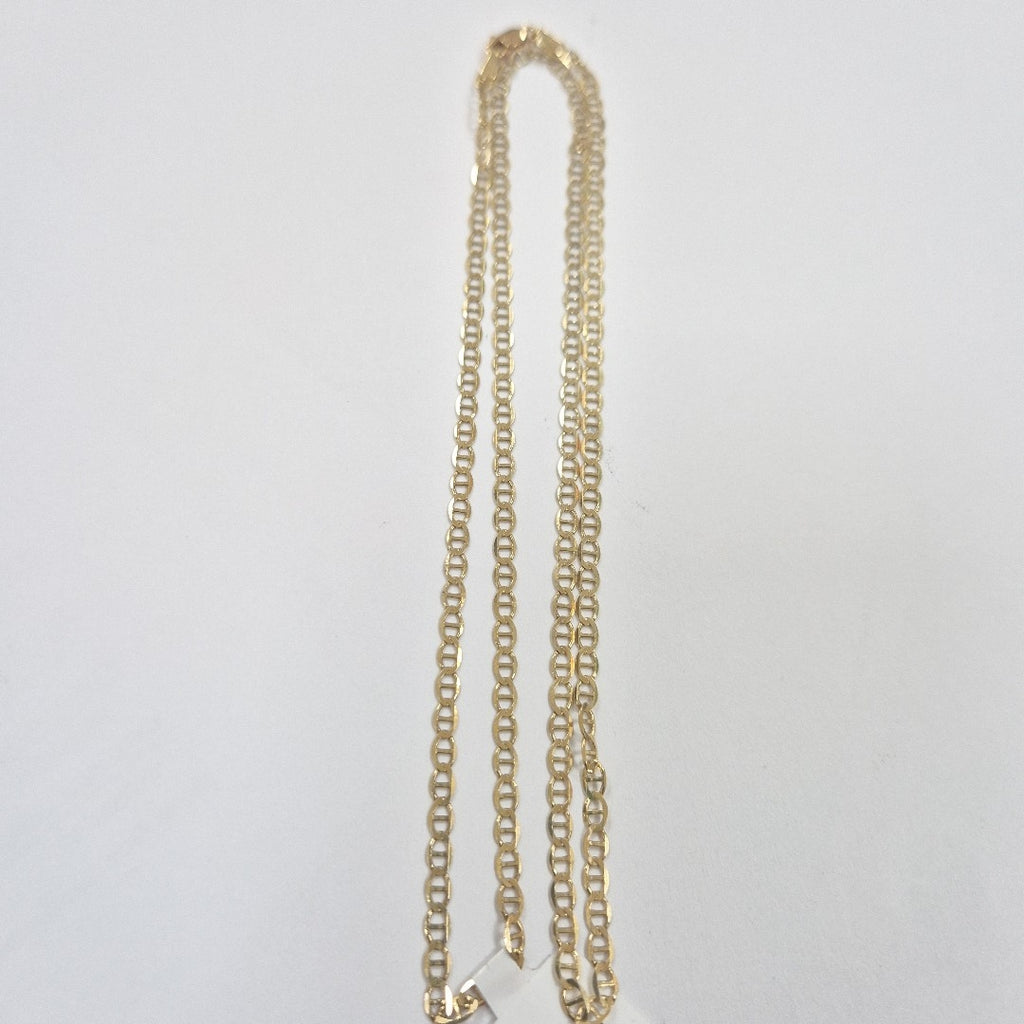 CADENAS TEJIDO GUCHI ORO 10K 60 CM 5.1 GR (NUEVO)