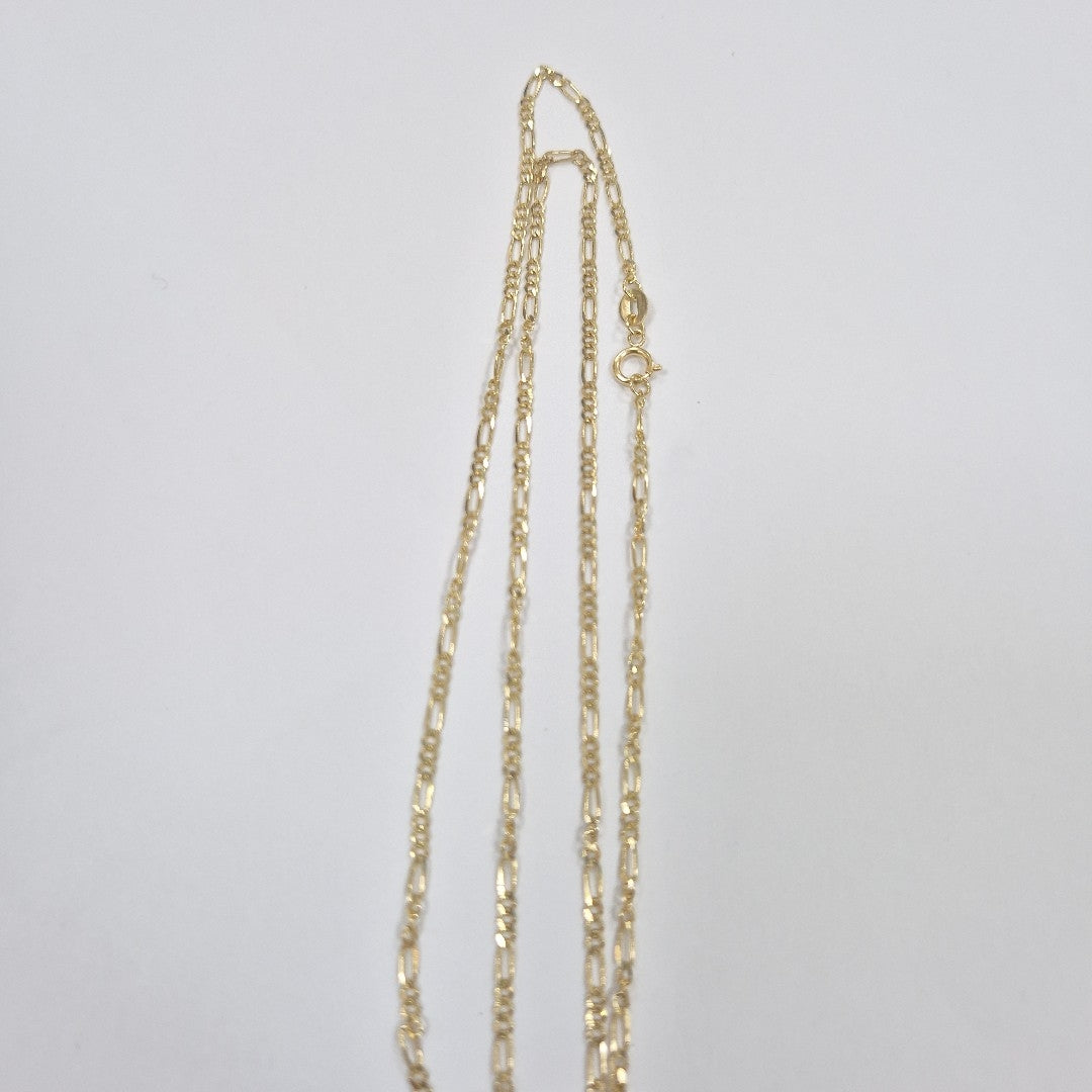 CADENAS TEJIDO 3X1 ORO 10K 55 CM 3.2 GR (NUEVO)