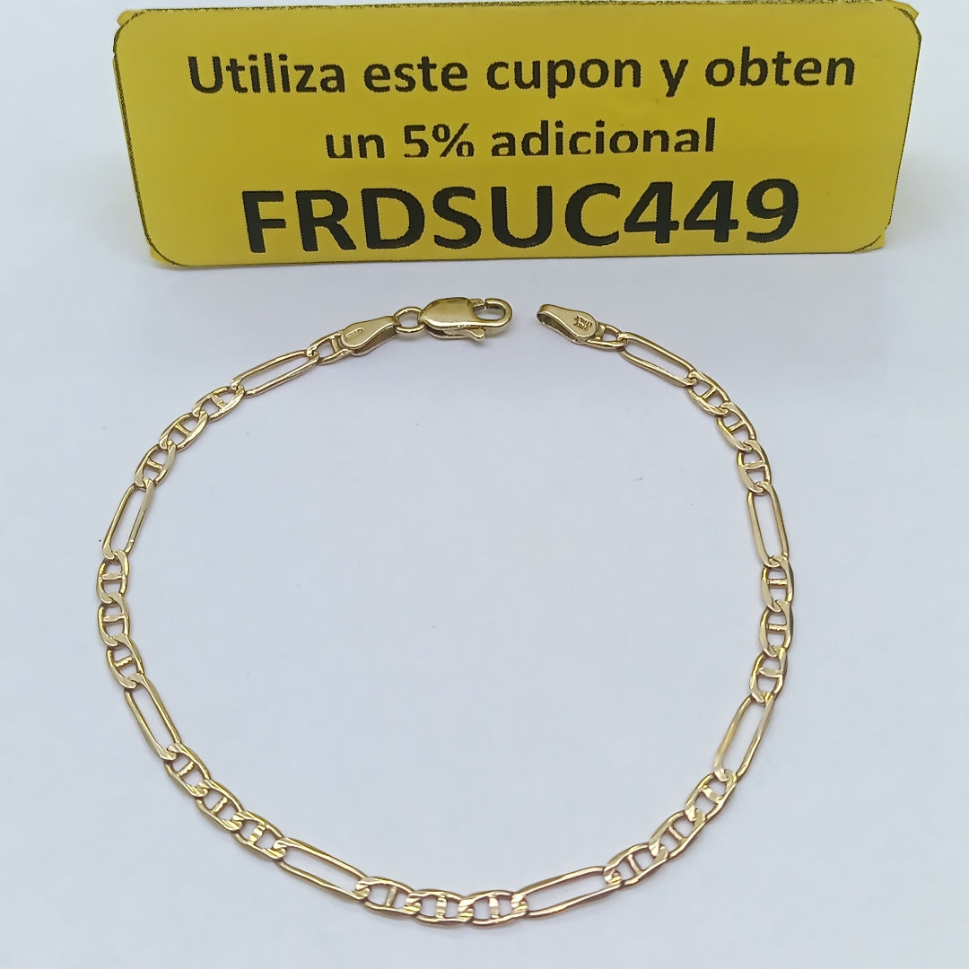 PULSERA ORO 14 K 2.9 GRMS (SEMINUEVO)