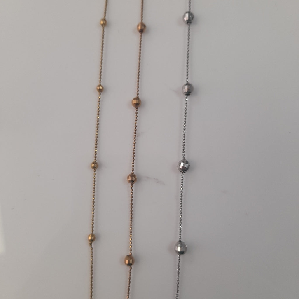 GARGANTILLA ORO COMBINADO 10 K 7,70 GRMS (SEMINUEVO)