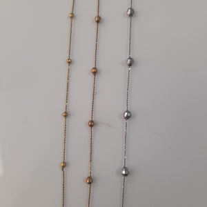 GARGANTILLA ORO COMBINADO 10 K 7,70 GRMS (SEMINUEVO)