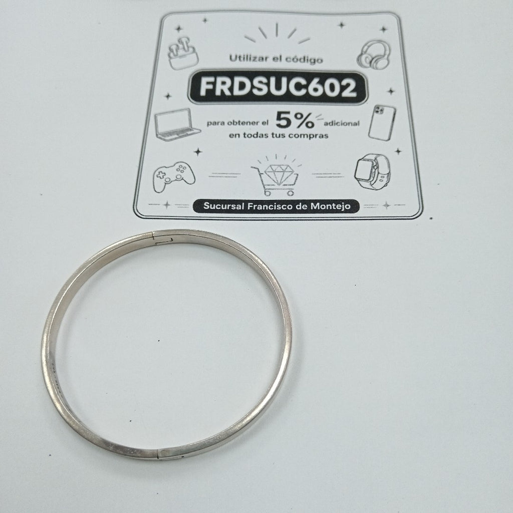 PULSERA RIGIDA PLATA 20.9 GRMS (SEMINUEVO)