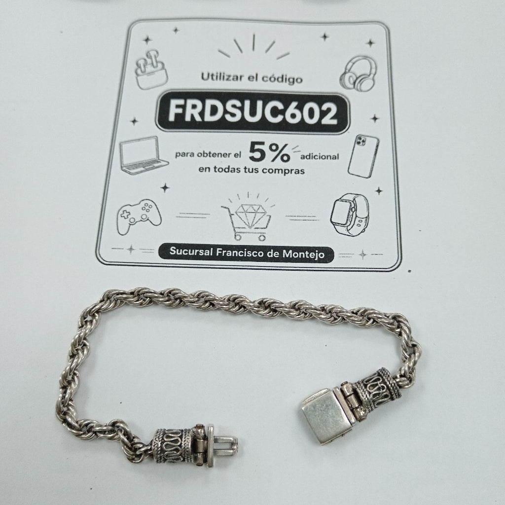 PULSERA PLATA 23.5 GRMS (SEMINUEVO)