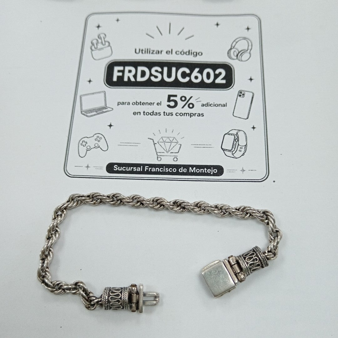 PULSERA PLATA 23.5 GRMS (SEMINUEVO)