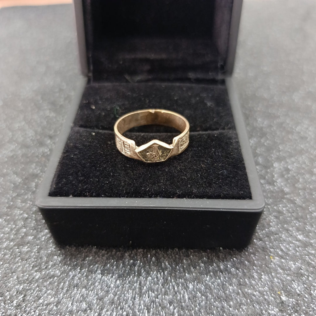 ANILLO DE GRADUACIÓN ORO 8 K 3.1 GRMS (SEMINUEVO)