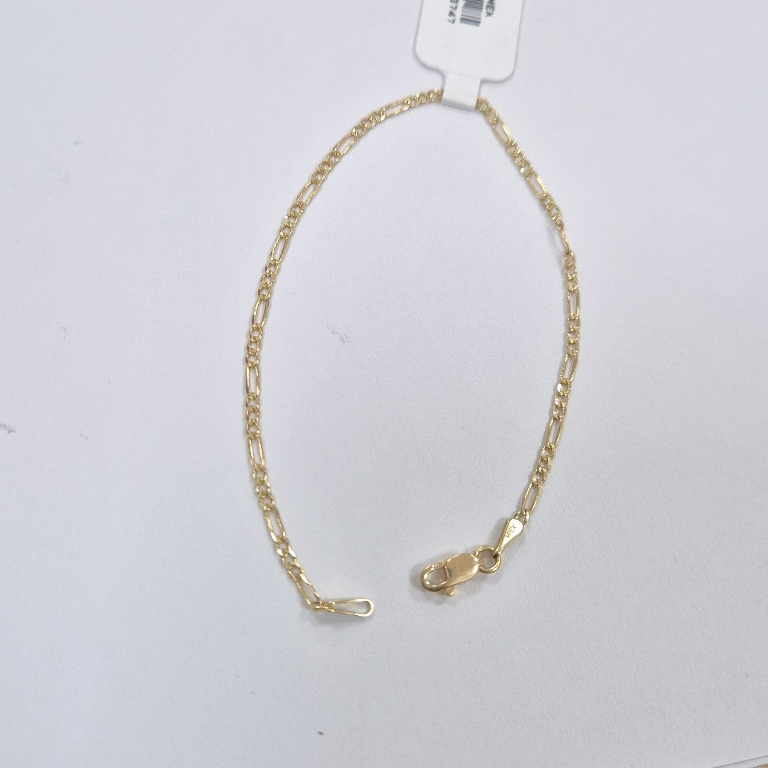 PULSERAS 3X1 ORO 14K 18 CM 1.5 GR (NUEVO)