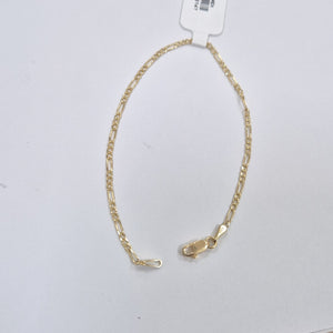 PULSERAS 3X1 ORO 14K 18 CM 1.5 GR (NUEVO)