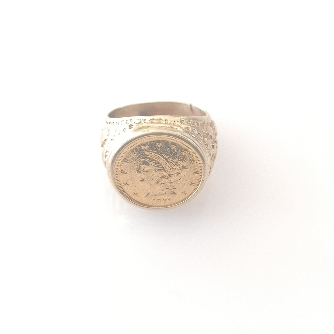 K1 16.5 GRMS 10 K IDENTIFICACIÓN ANILLO MATERIALES ORO CANTIDAD DE P (SEMINUEVO)