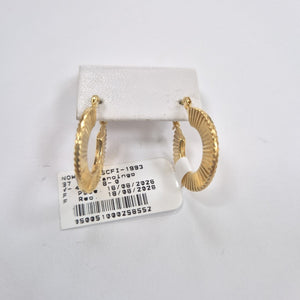 ARRACADAS ORO 14K 1.9 (NUEVO)