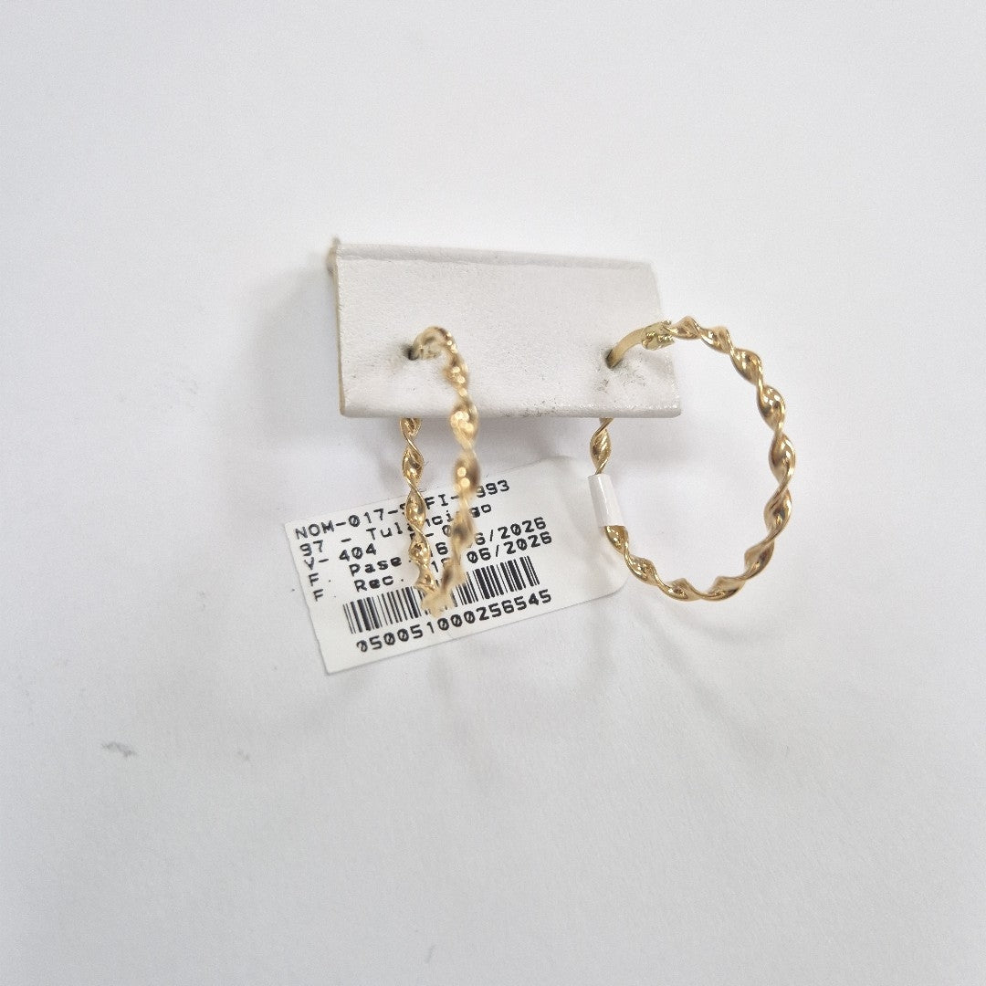 ARRACADAS ORO 14K 1.5 (NUEVO)
