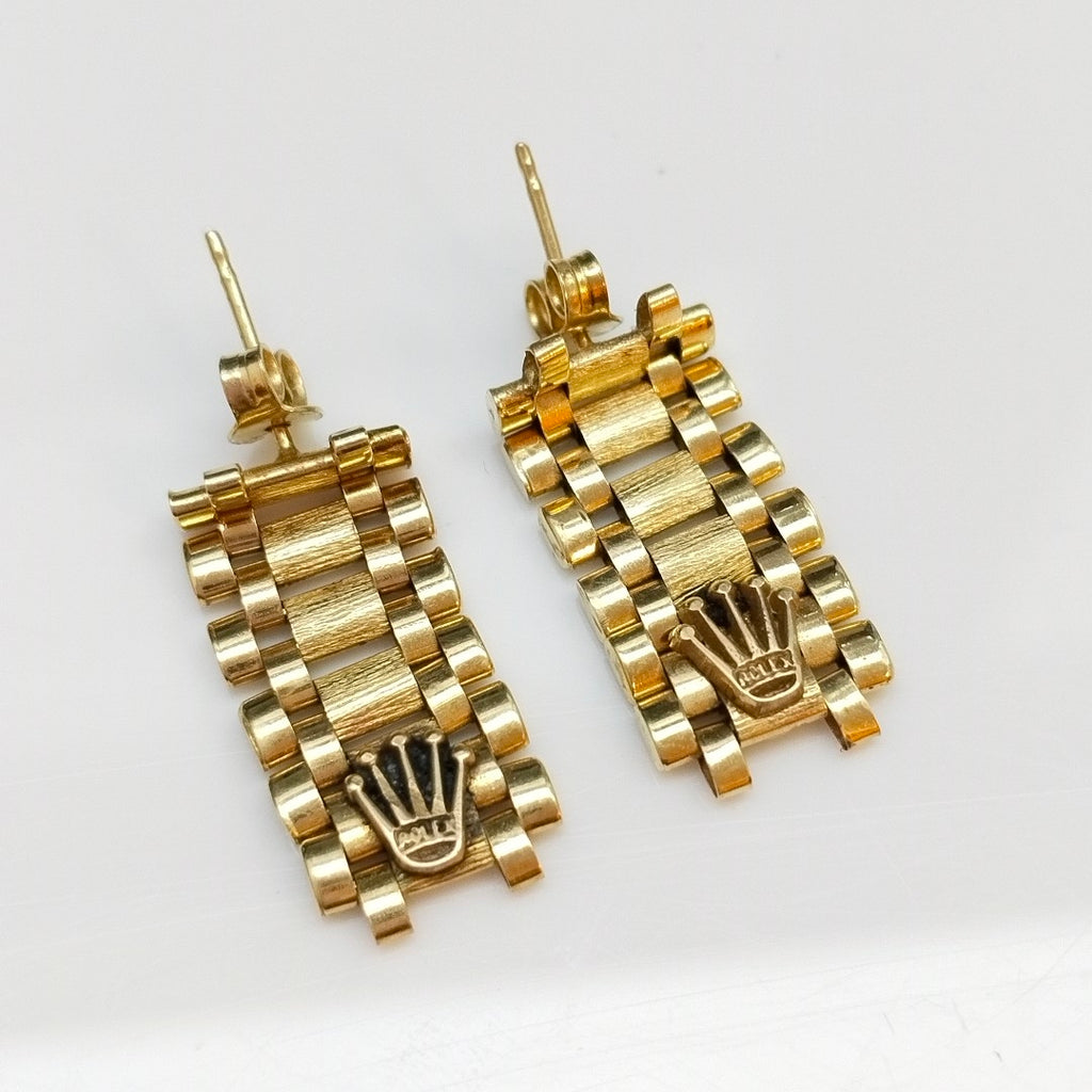 ARETES PAR ORO 10 K 4,20 GRMS (SEMINUEVO)