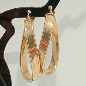 ARRACADAS PAR ORO 14 K 3.7 GRMS (SEMINUEVO)