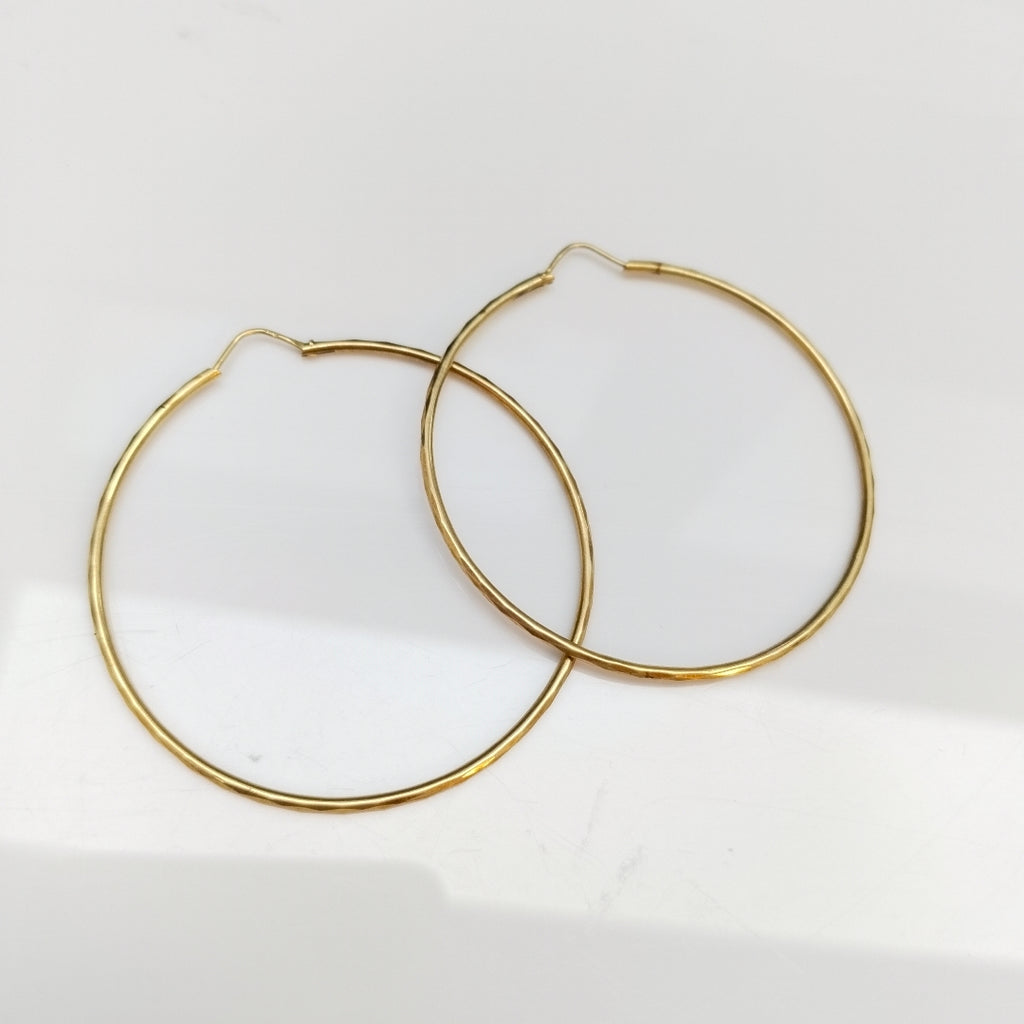 ARRACADAS PAR ORO 14 K 4.6 GRMS (SEMINUEVO)