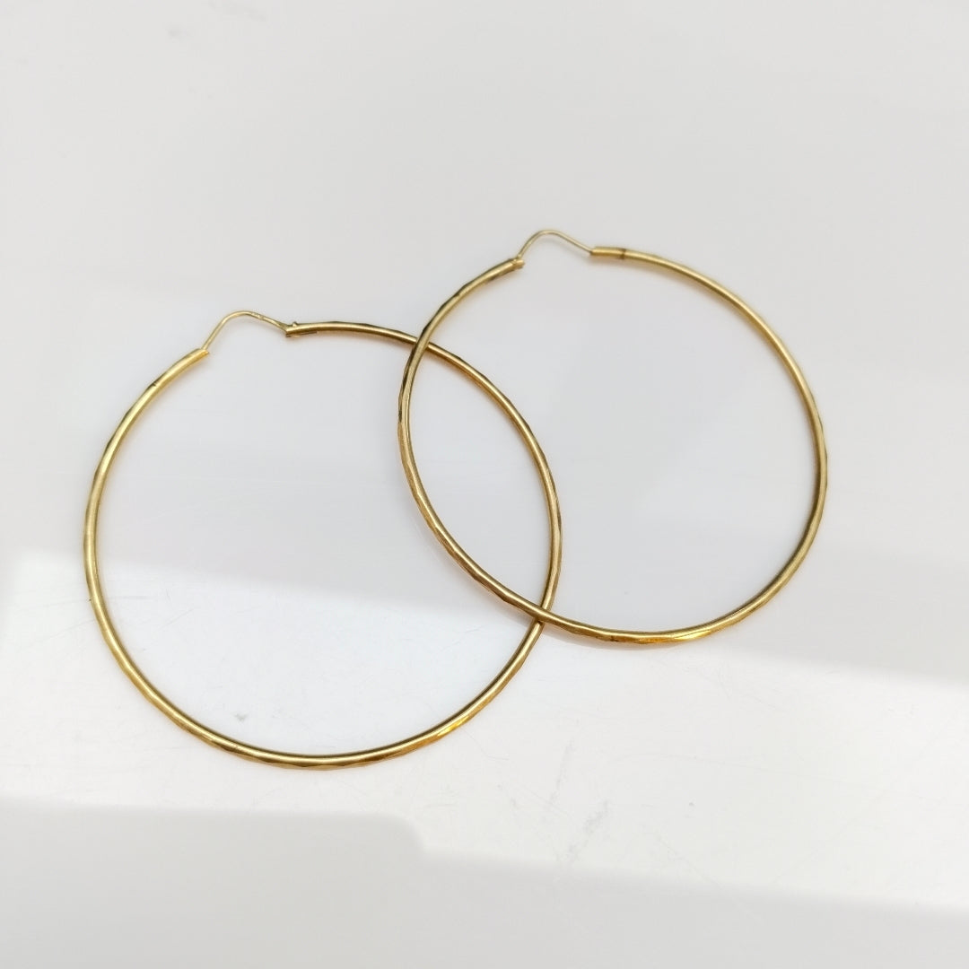 ARRACADAS PAR ORO 14 K 4.6 GRMS (SEMINUEVO)