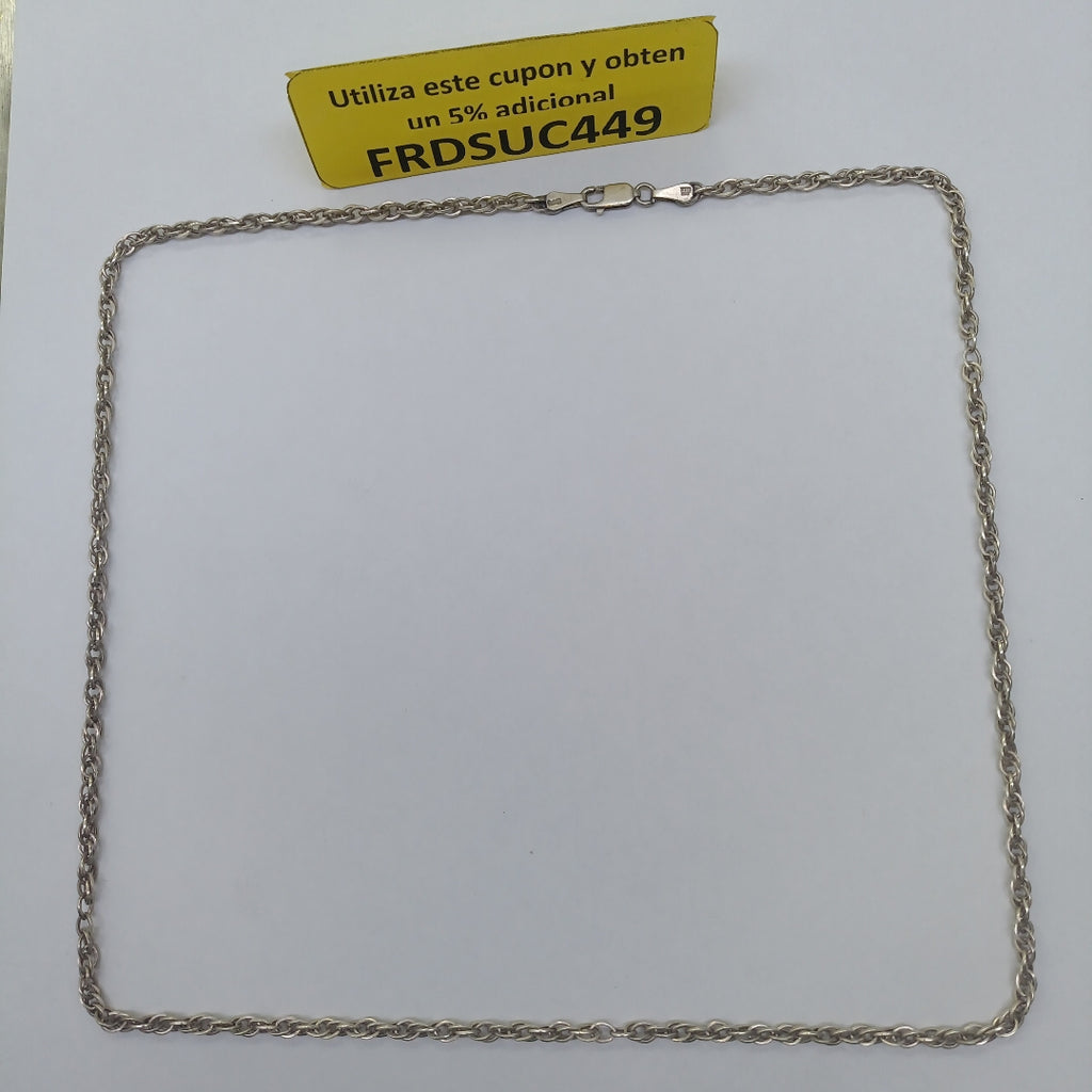 CADENA PLATA 13.5 GRMS (SEMINUEVO)