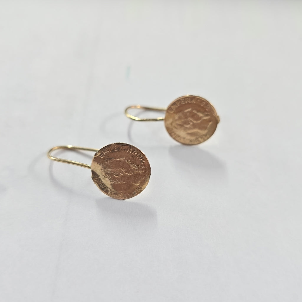 ARETES PAR ORO 10 K 0.8 GRMS (SEMINUEVO)